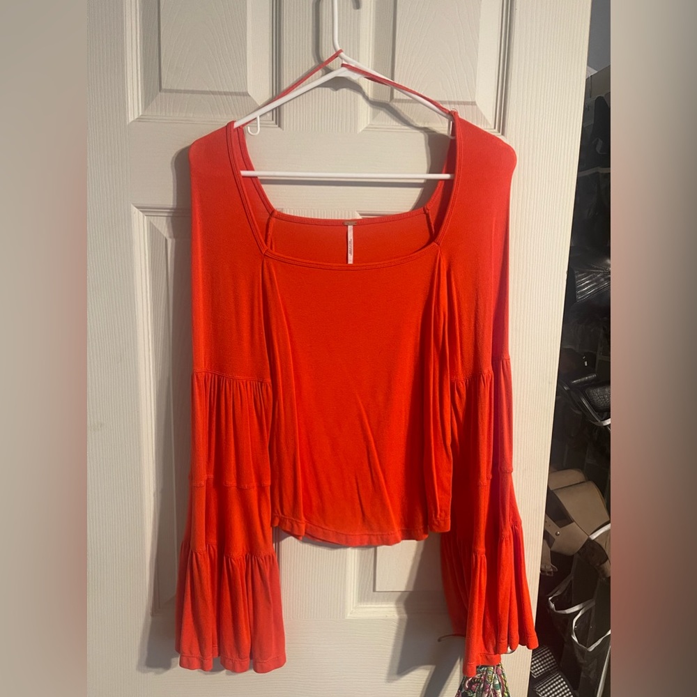 Free people bell sleeved top